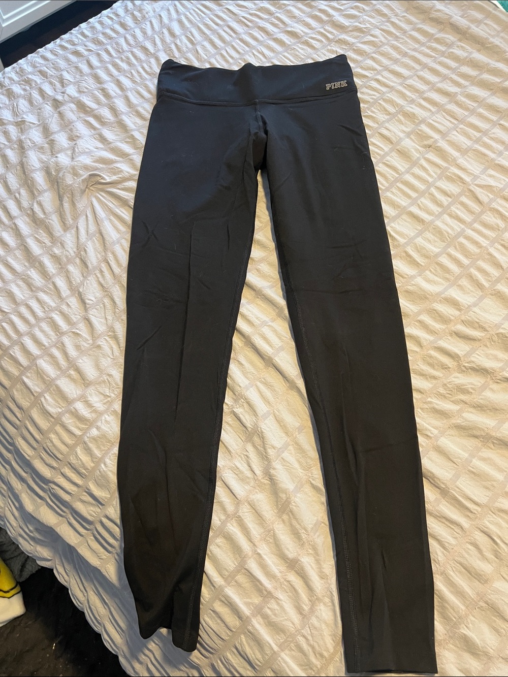PINK Black Yoga Leggings